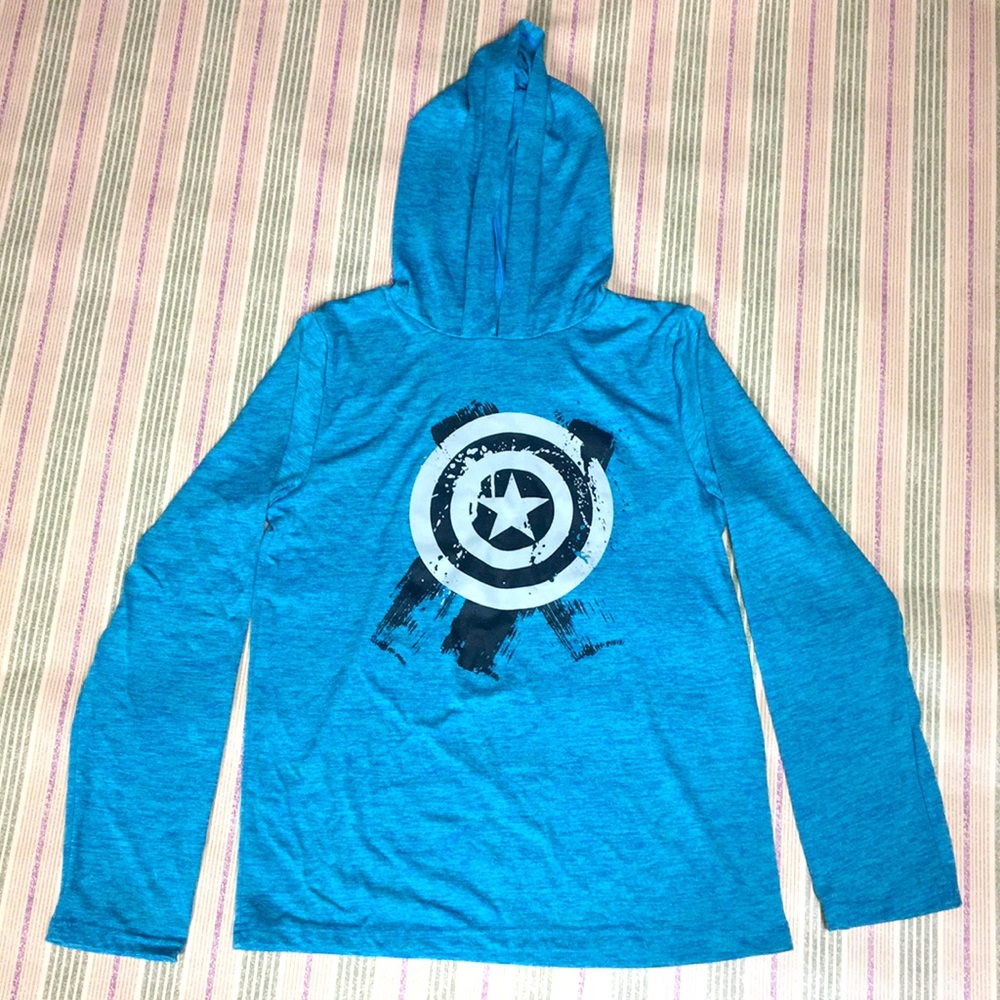 Marvel Hooded Shirt Two Tone
